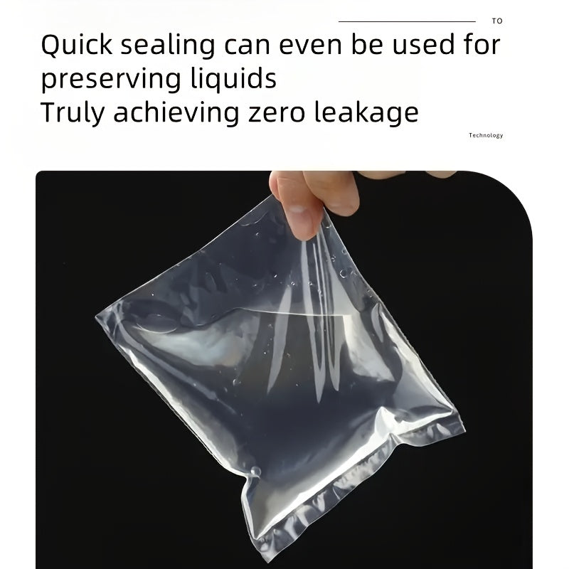 1300mAh batareyali mini yopish, qayta to'ldiriladigan, tez ovqat va sumka yopish uchun asbob