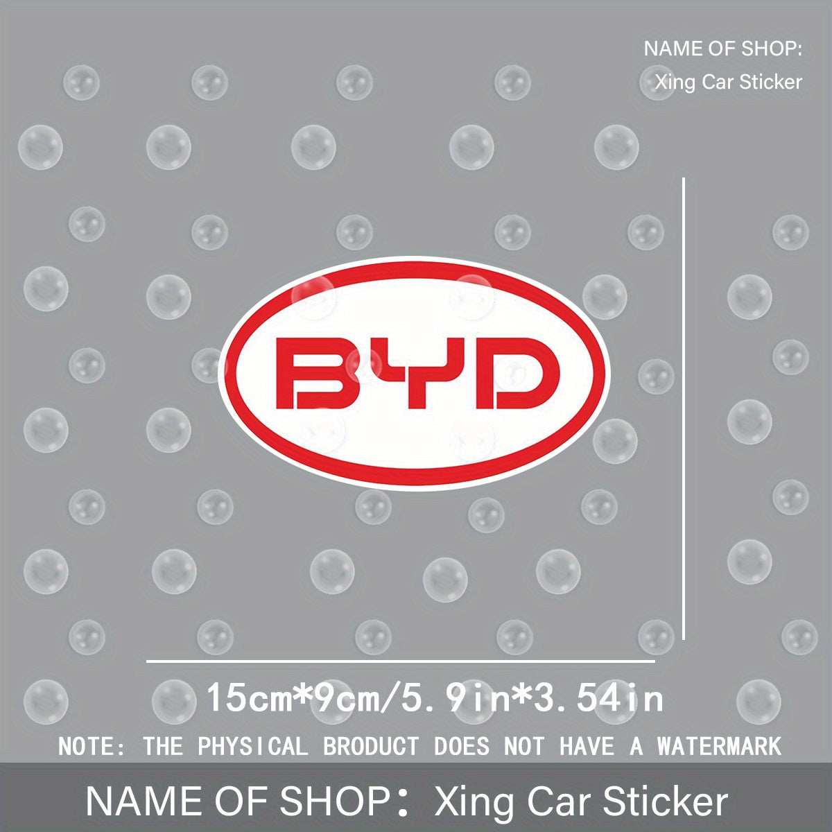 Waterproof Vinyl Sticker Scratch-Resistant Decal for Cars Laptops and More