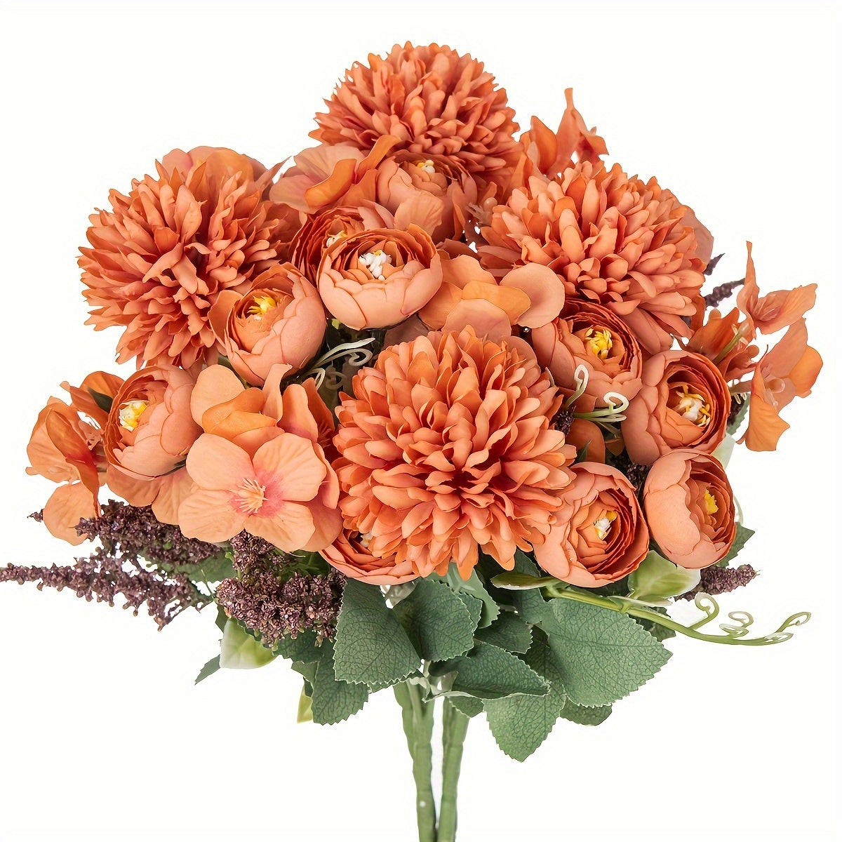 Artificial Flowers 1/3pcs Simulated Roses and Chrysanthemums for Home Decor Weddings and Parties