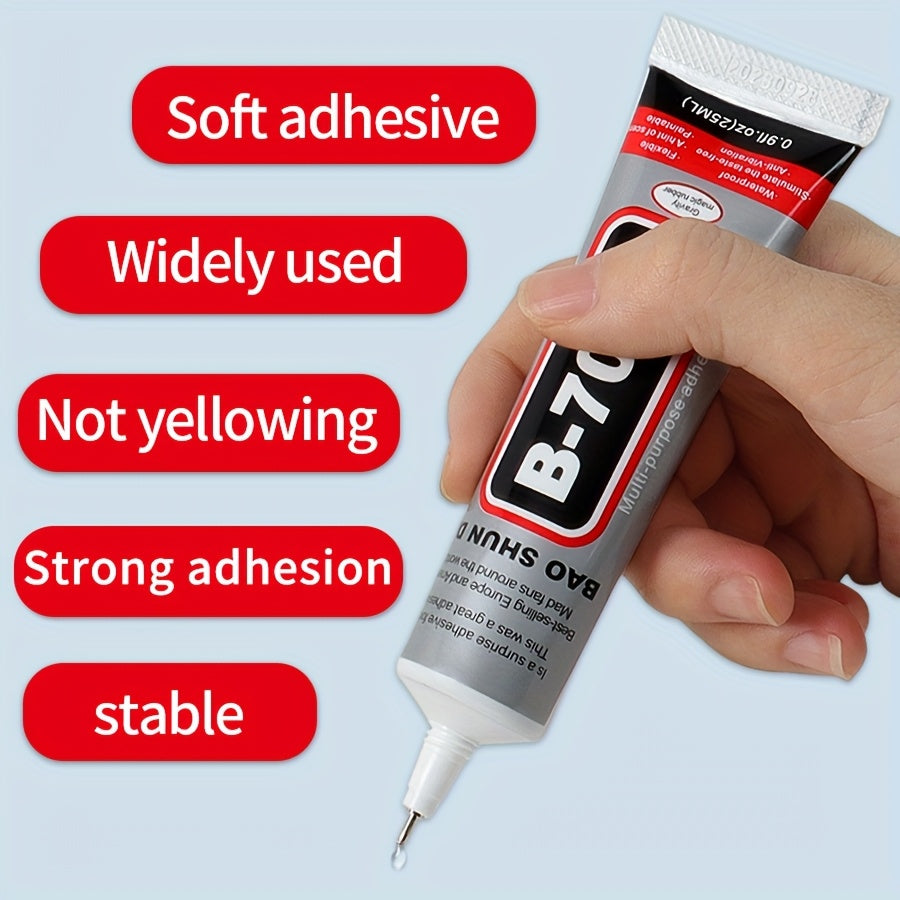 Multi-Purpose Transparent Adhesive Glue for Jewelry and Car Interior
