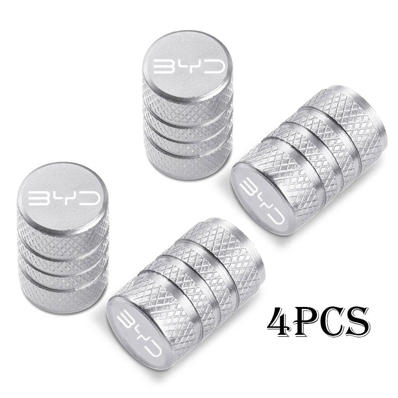 4Pcs Alyuminiy shina ventili qopqog'i ko'p rangli changni oldini oluvchi avtomobil uchun
