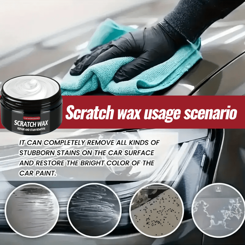 Car Scratch Repair Wax 80g Universal Paint Swirl Remover for Vehicles