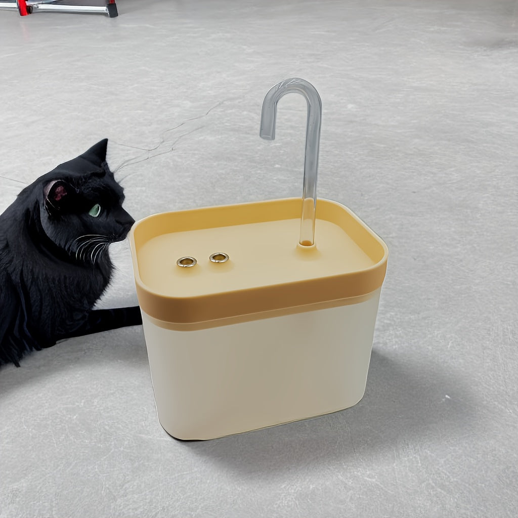 USB-Powered Pet Water Fountain for Cats and Dogs with Adjustable Flow No Batteries Needed