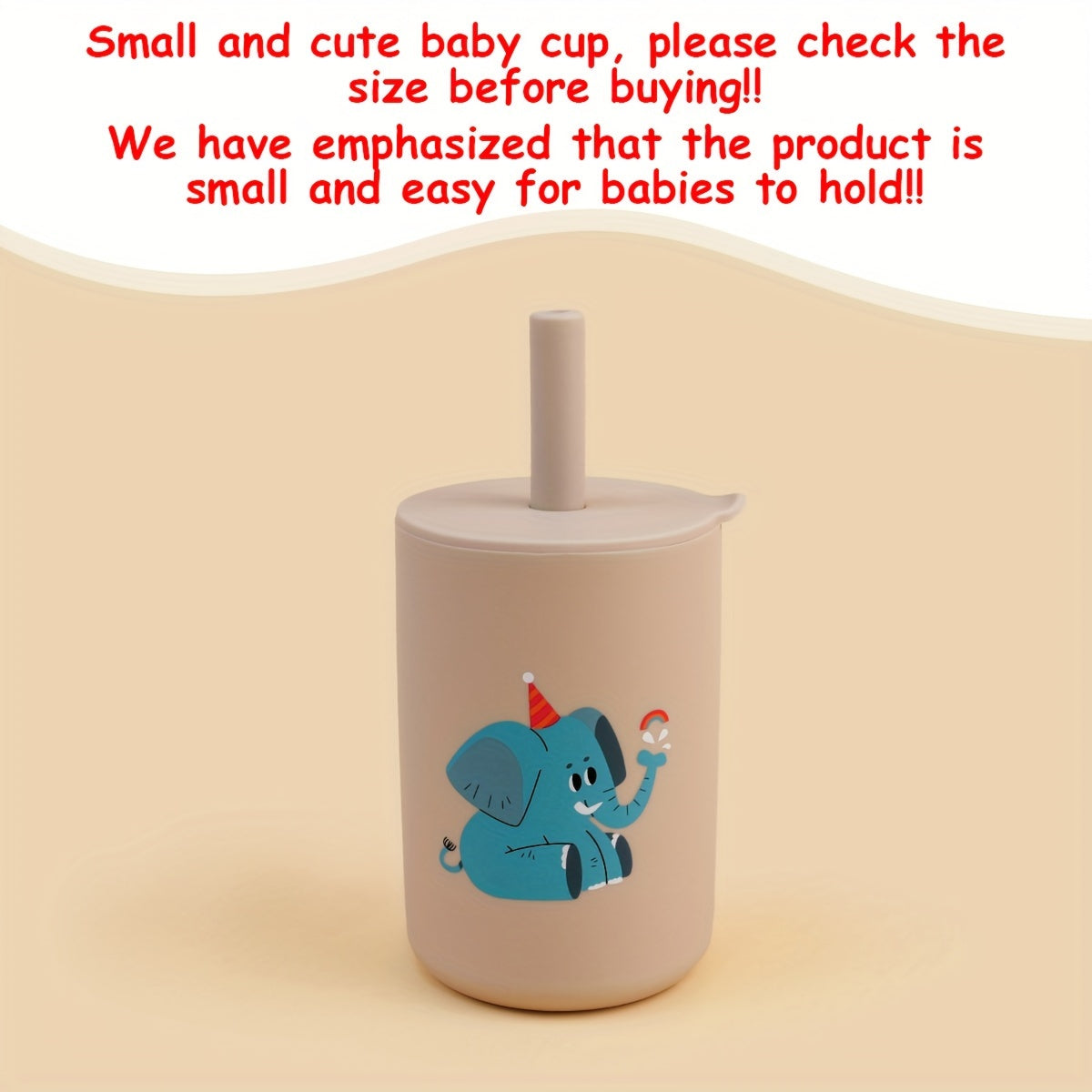 Personalized 6oz Kids Water Cup with Straw and Lid, Unbreakable, BPA Free