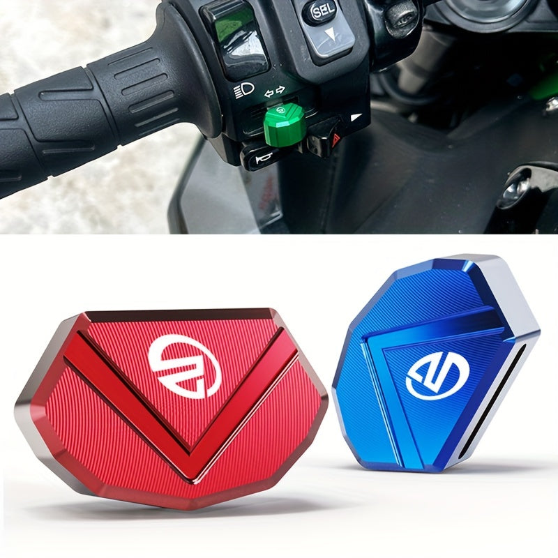 Motorcycle Turn Signal Button Cover Aluminum Alloy Fit Street Bikes