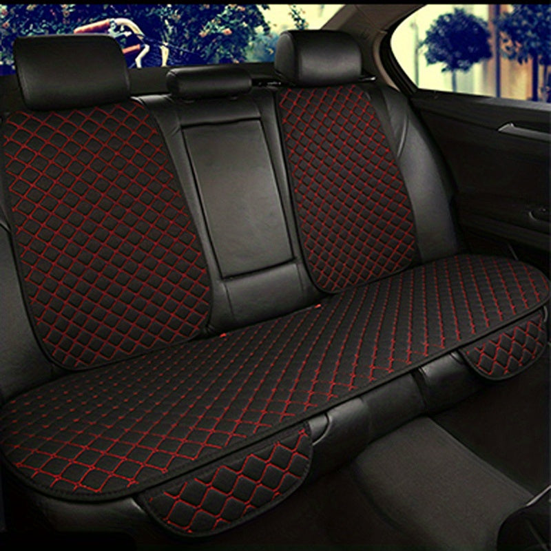 Funda de asiento de coche transpirable de lino, protector de respaldo trasero, absorbe la humedad