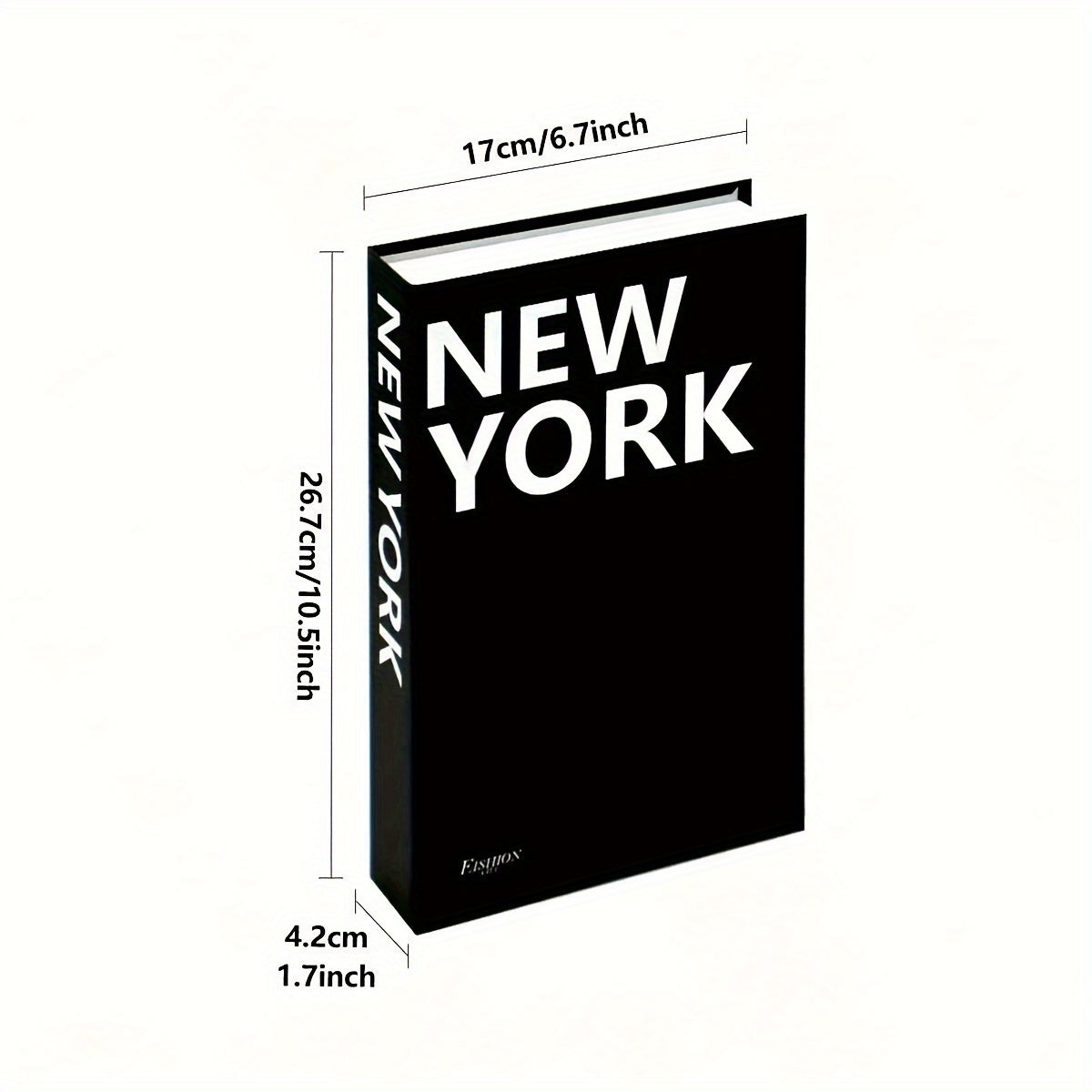 Set of 3 Faux Books for Home Decor, Stylish Bookshelves and Coffee Tables