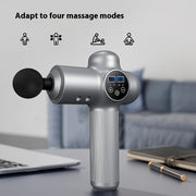 Массажная пушка для всего тела с перезаряжаемой литиевой батареей и зарядкой через USB