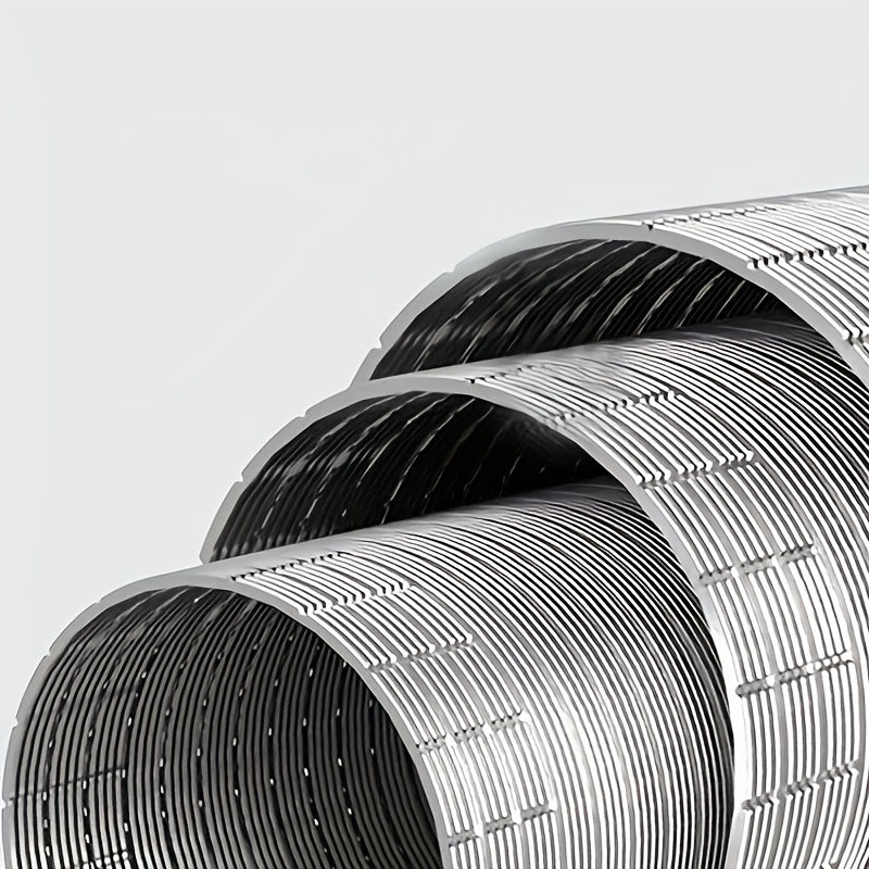 Muzlatiladigan kengaytiriladigan alyuminiy kengaytiriladigan pechka qopqog'i chiqish quvuri oshxona ventilyatsiyasi uchun yong'inga chidamli