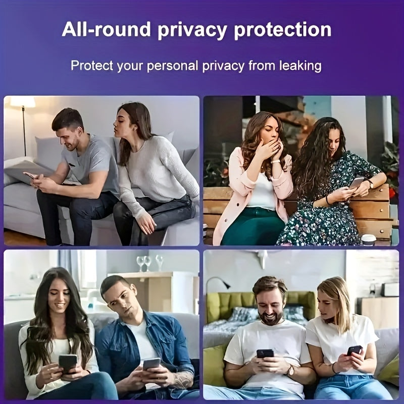 Full Cover Privacy Screen Protectors and Camera Lens Protectors for iPhone Models 16 Pro Max 15 Pro Max Mini 9H Tempered Glass Dynamic Island Compatible