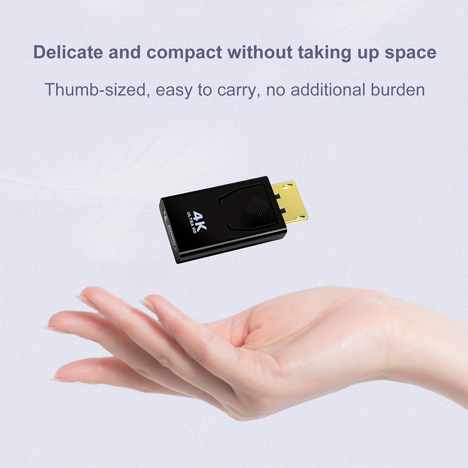 DisplayPort to HDTV Converter 4K Male to Female High-Resolution Adapter