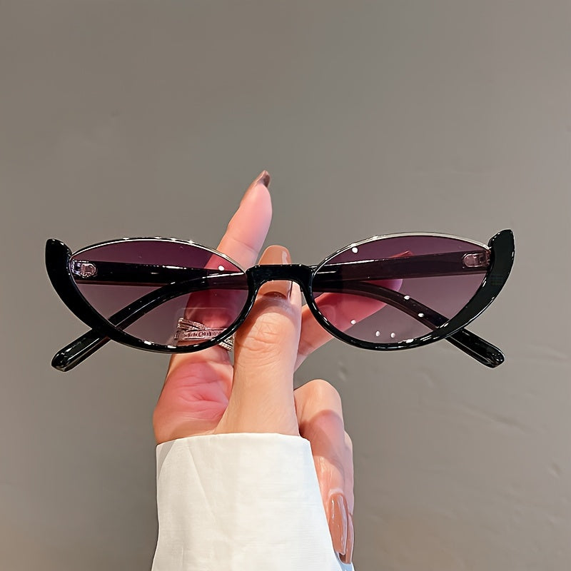 Gafas vintage unisex estilo Y2K con montura de plástico antirreflejo para mujeres