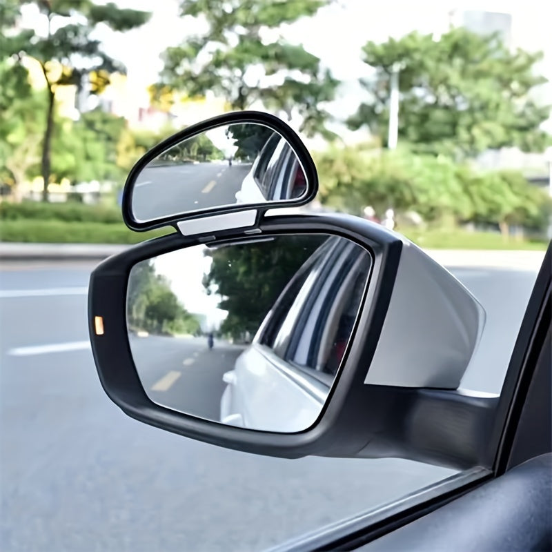 Universal Car Rearview Mirror 360° Adjustable Wide-Angle Side Blind Spot Auxiliary Rear View