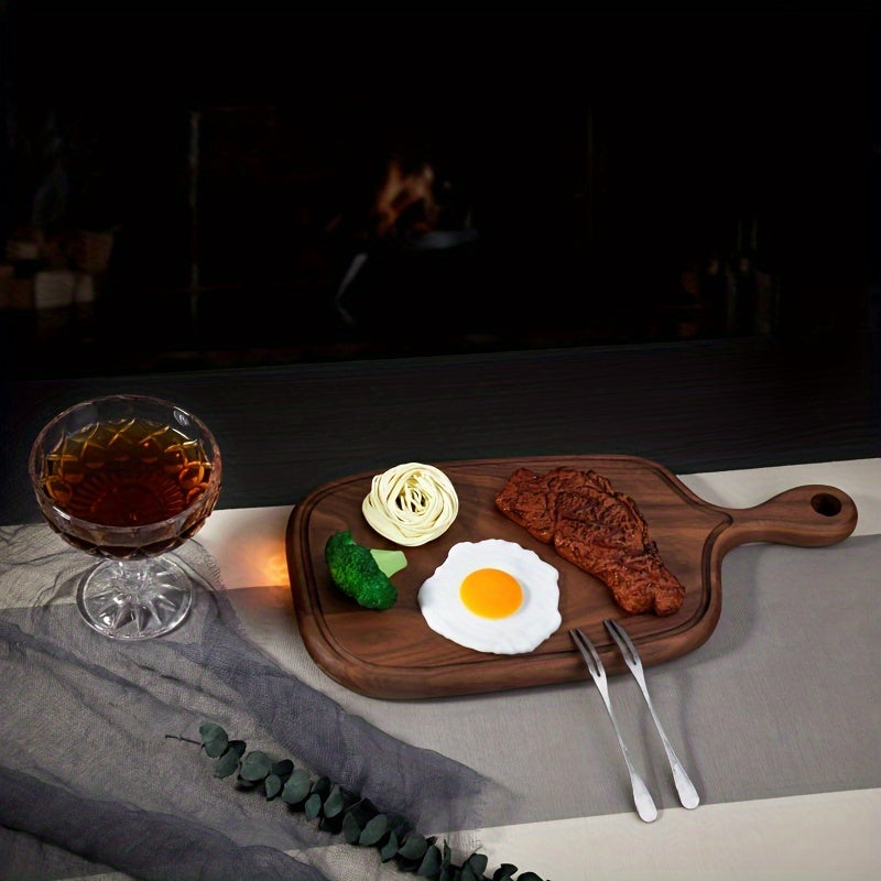 Walnut Wood Chopping Board for Meat Cheese Bread Kitchen Accessory