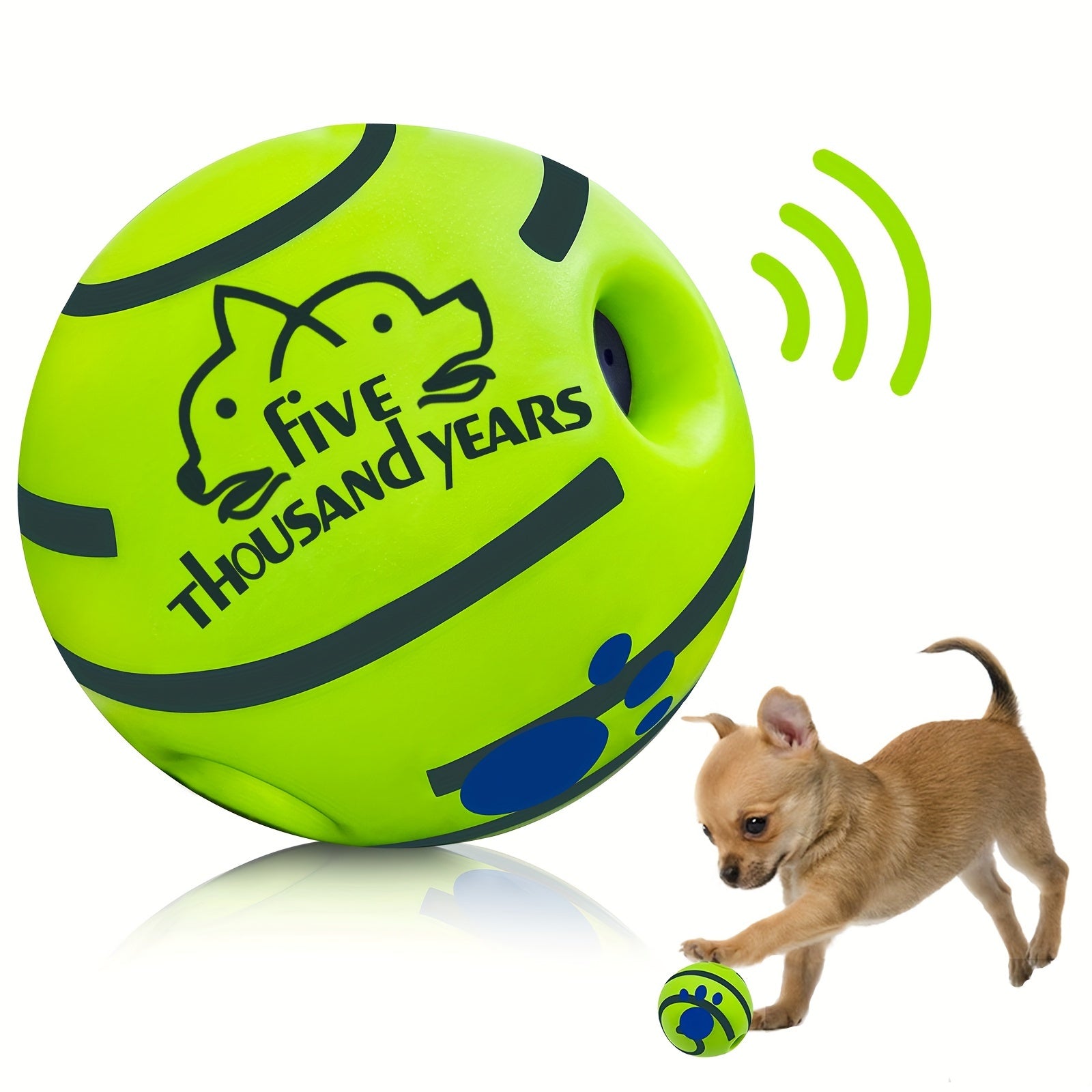 Battery-Free Dog Voice Ball Toy for IQ Training All Sizes