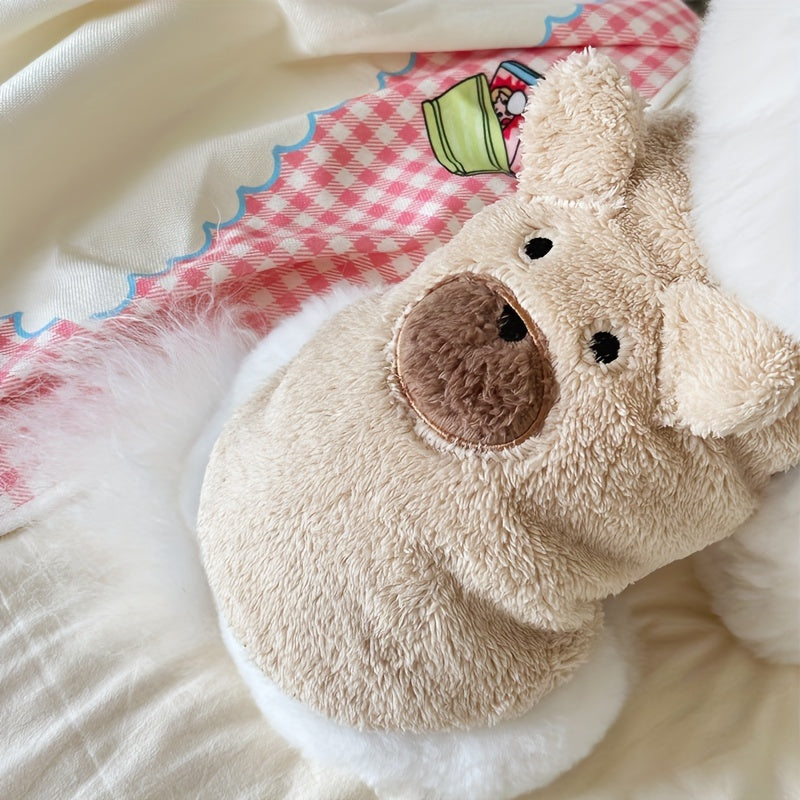 Warm Dog Sweater for Small Medium Breeds Bear Theme Pullover Polyester Machine Washable