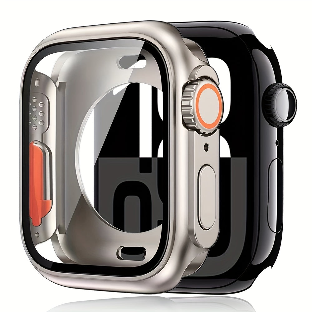 Titanium Protective Case for Apple Watch Series 10 46mm 42mm with Screen Protector