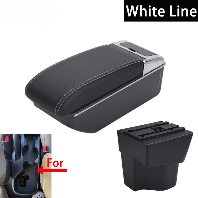 Car Interior Storage Box for Rio 5 ABS Armrest Organizer Fits 2012-2019
