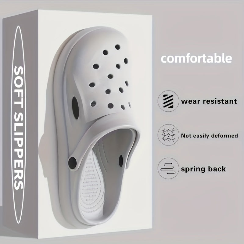 Women's and Men's EVA Clogs Lightweight Breathable Non-Slip Beach Shoes