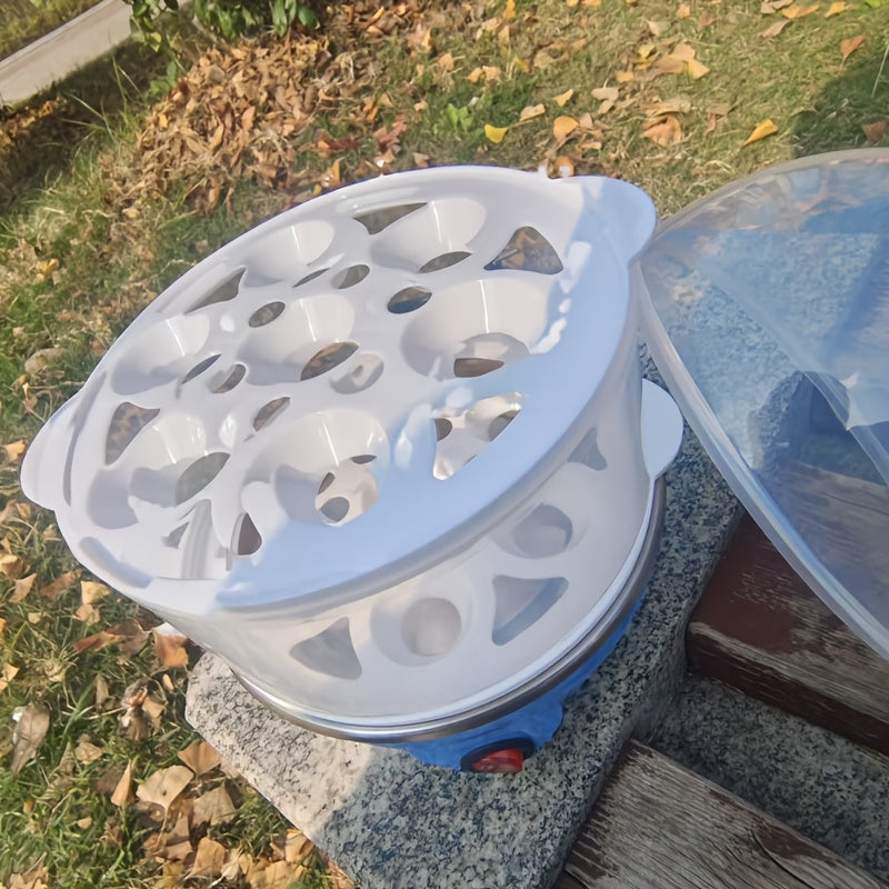 Multi-Function Egg Cooker Stainless Steel Automatic Power Off Food-Grade Kitchen Appliance