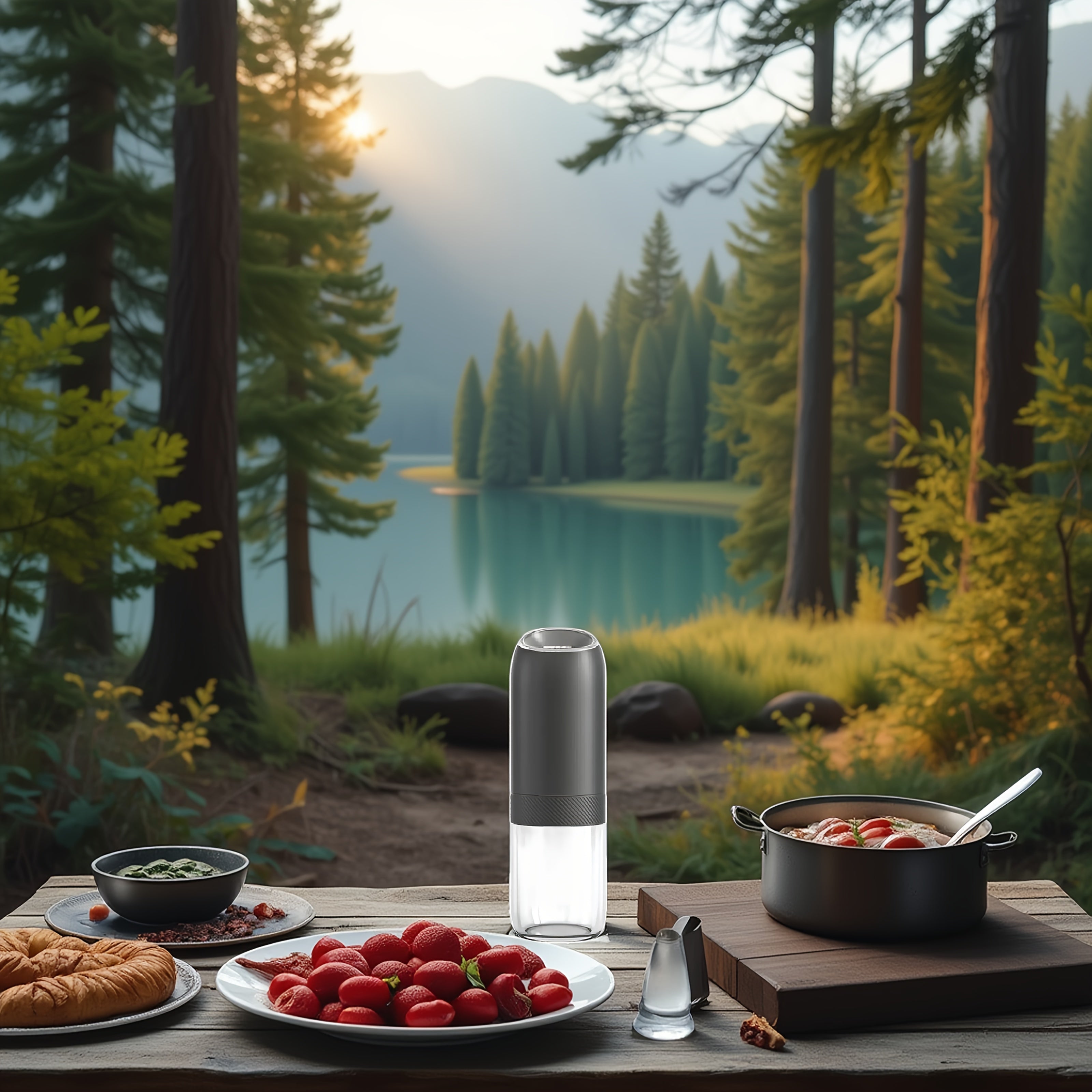 Gravity sensor bilan elektr qalampir maydalagich, qo'lda sozlash, shaffof keramika maydalash yadro, katta 176ml sig'im, LED ko'rsatkich. Turli xil ziravorlar uchun mos, 4A batareyadan foydalanadi.