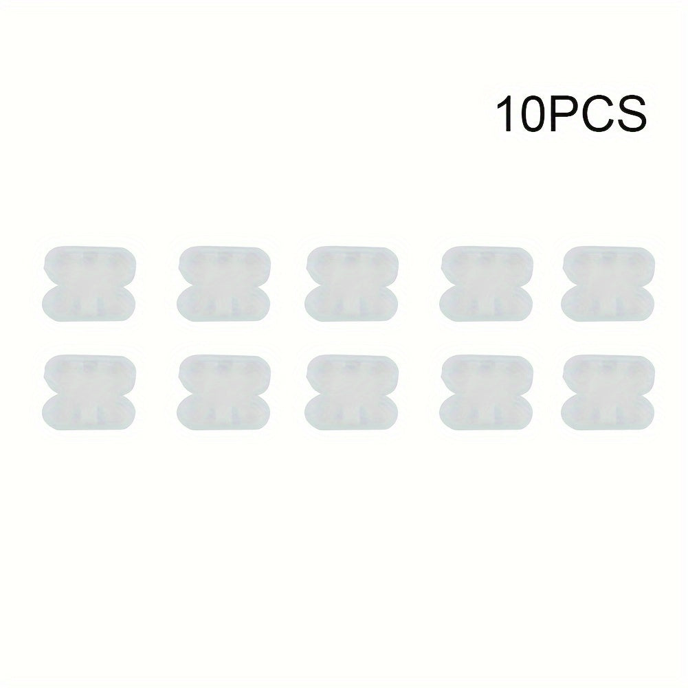 Ten Pieces Modern White Vertical Blinds with Bead Buckles for Home Decor