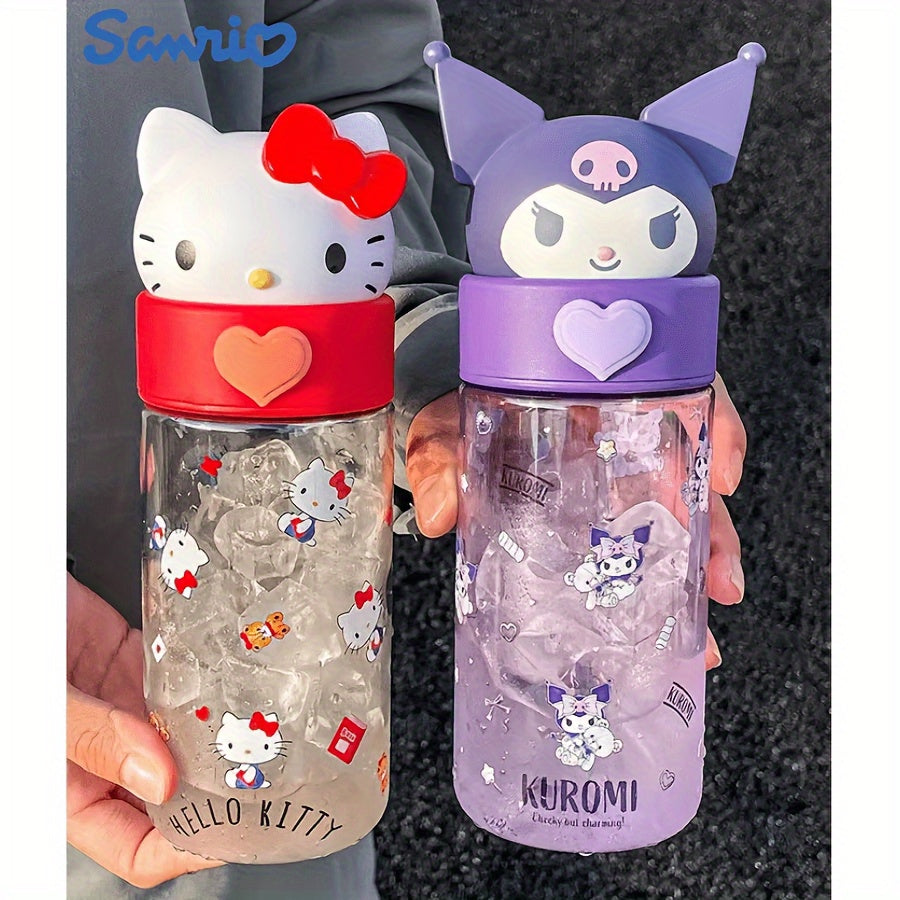 Large Capacity Water Bottle Tritan Material Cute Kawaii Cartoon Characters for Women