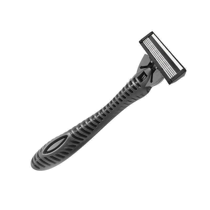 Men's 5-Layer Blade Razor with Replaceable Cartridges Travel Shaving Kit