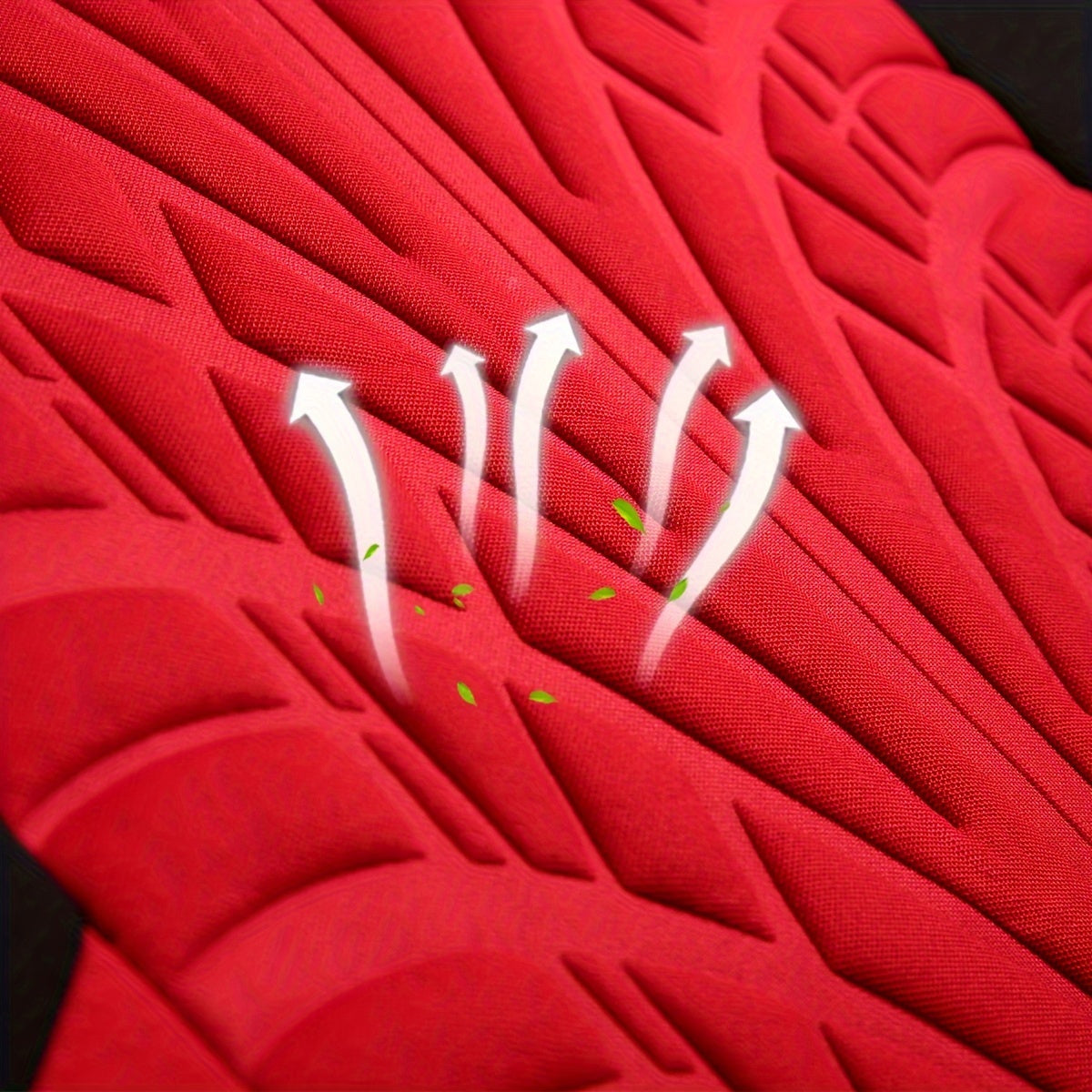 Sport Style Car Seat Cover Universal Fit for 5 Seats SUVs Pickup Trucks Breathable Polyester