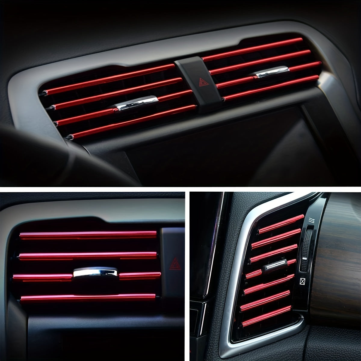 Universal Car Interior Air Conditioning Outlet Decorative Soft Strip