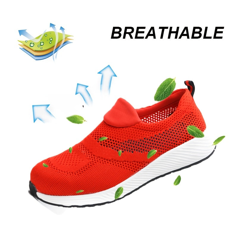 Ayollar uchun nafas oluvchi po'lat oyoq kiyimlari, teshilishiga qarshi, hidi yuvuvchi ish poyabzali