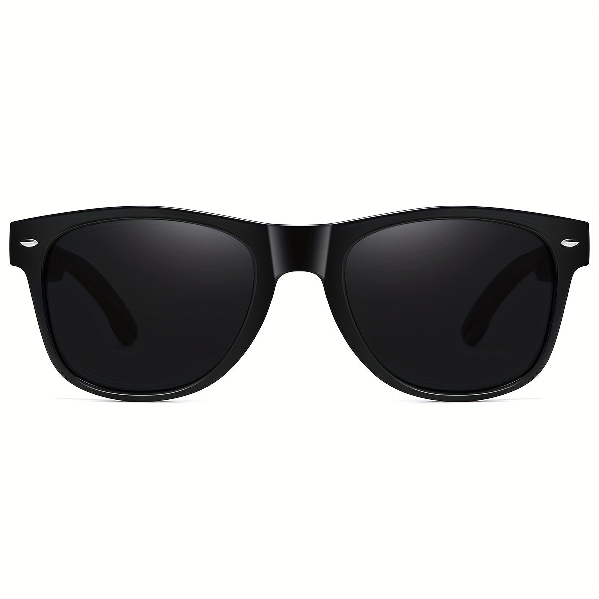 Unisex Wooden Frame Polarized Sunglasses for Beach and Travel