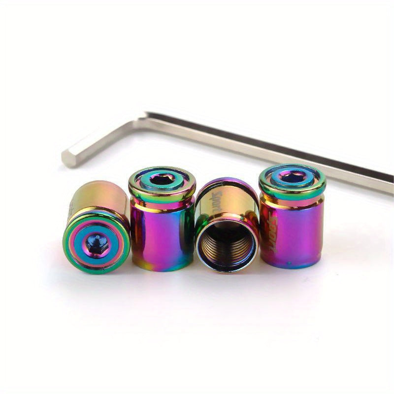 Universal Anti-Theft Tire Valve Cap Sport Modified Rubber Car Accessories