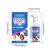 Two Pieces Hat Cleaner Spray Foam Formula No Rinse Odor Eliminator Citric Acid