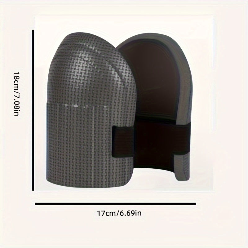 Rodilleras industriales impermeables negras con protección suave para construcción y automoción