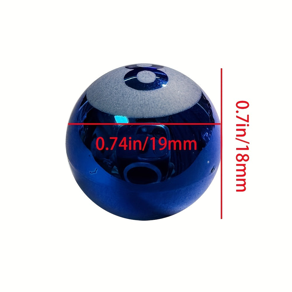 4Pcs Round Number 8 Plastic Wheel Stem Dust Caps for Cars Trucks Bikes