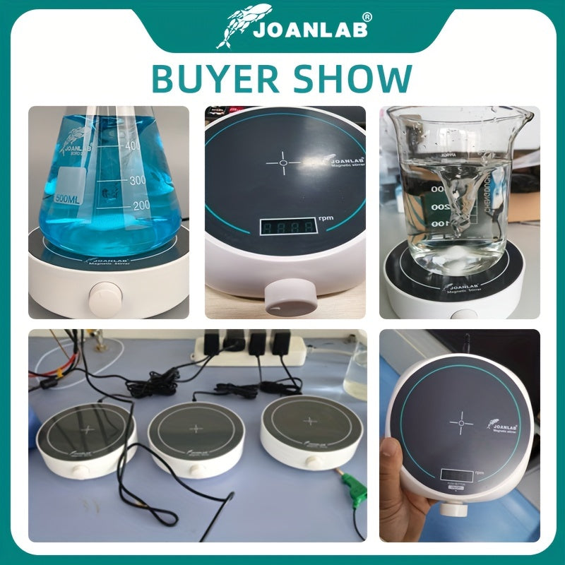 Digital Magnetic Stirrer with LED Display Laboratory Equipment Black 110V 220V