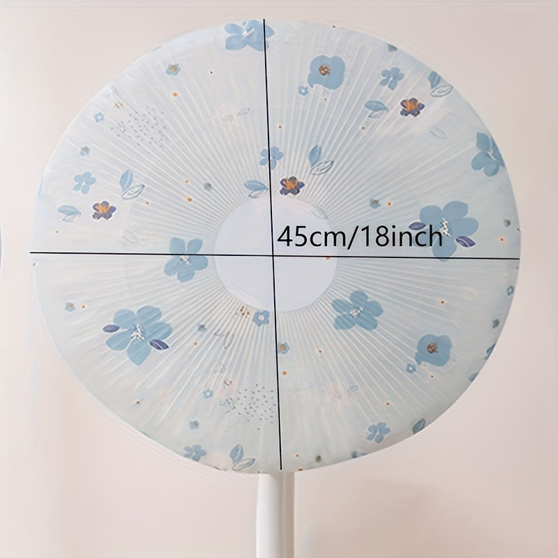 5-Pack Universal Fan Dust Covers for Stand Wall Fans Cartoon Floral Patterns
