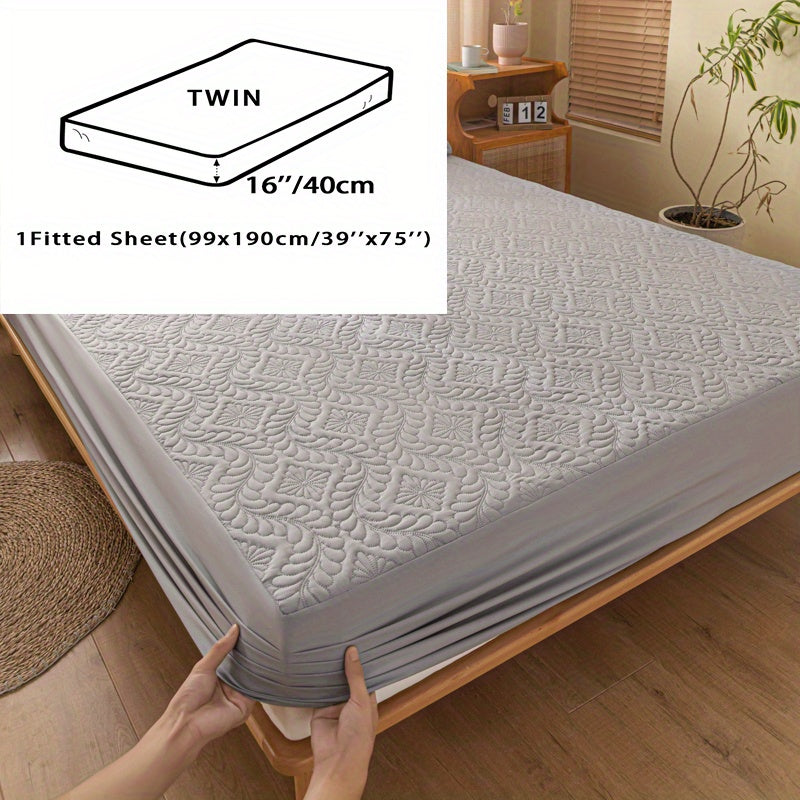 Set of 2 Waterproof Mattress Protector Pillowcases 3D Air Bamboo Breathable Soft