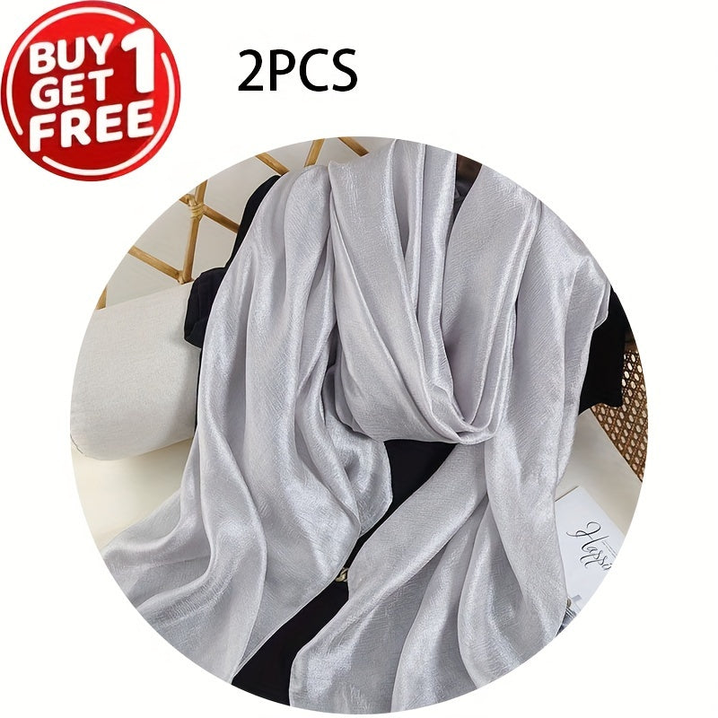 Ayollar uchun engil chiffon sharf, quyoshdan himoya, plyaj sochiq, yozgi aksessuar