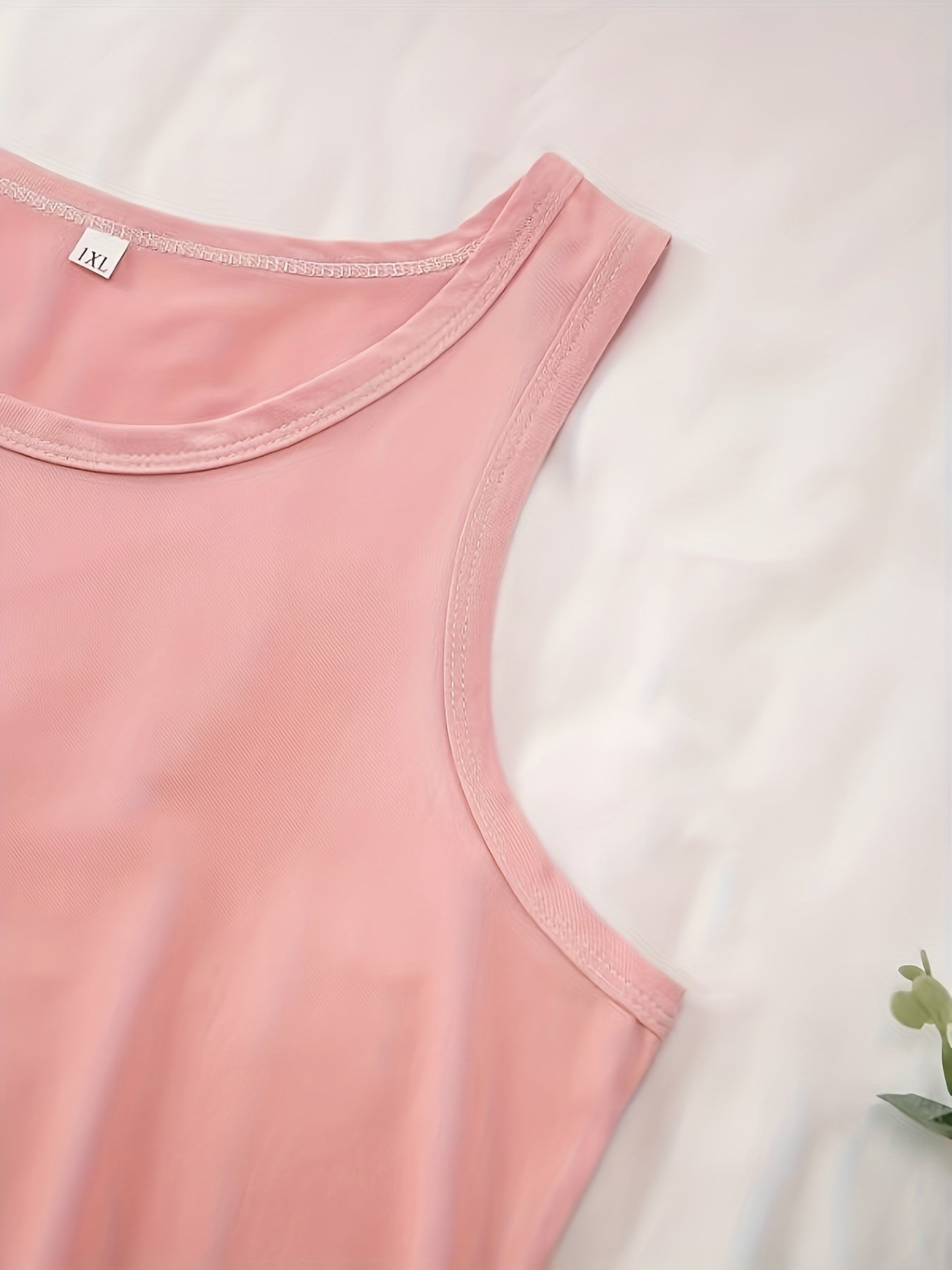 Женские майки без рукавов больших размеров из мягкой эластичной ткани, повседневная одежда комплект