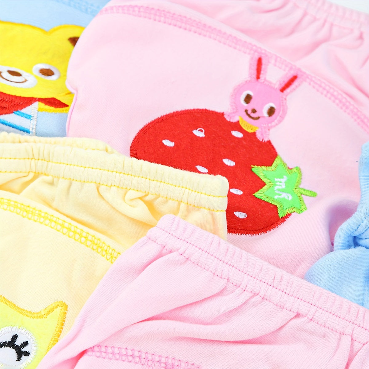 Toddler Training Pants Cotton Reusable Leak-Proof Potty Training Pants with Cartoon Pattern