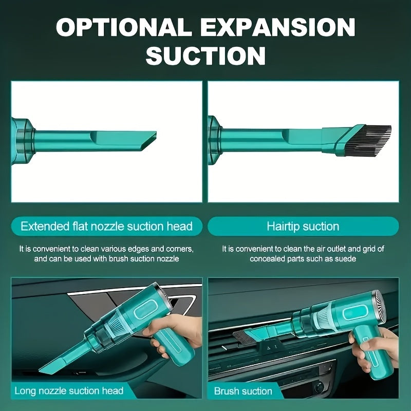 Qayrilmas qo‘l bilan ishlatiladigan siklonli changyutgich, qayta zaryadlanuvchi, portativ, avtomobil, ofis va uy uchun