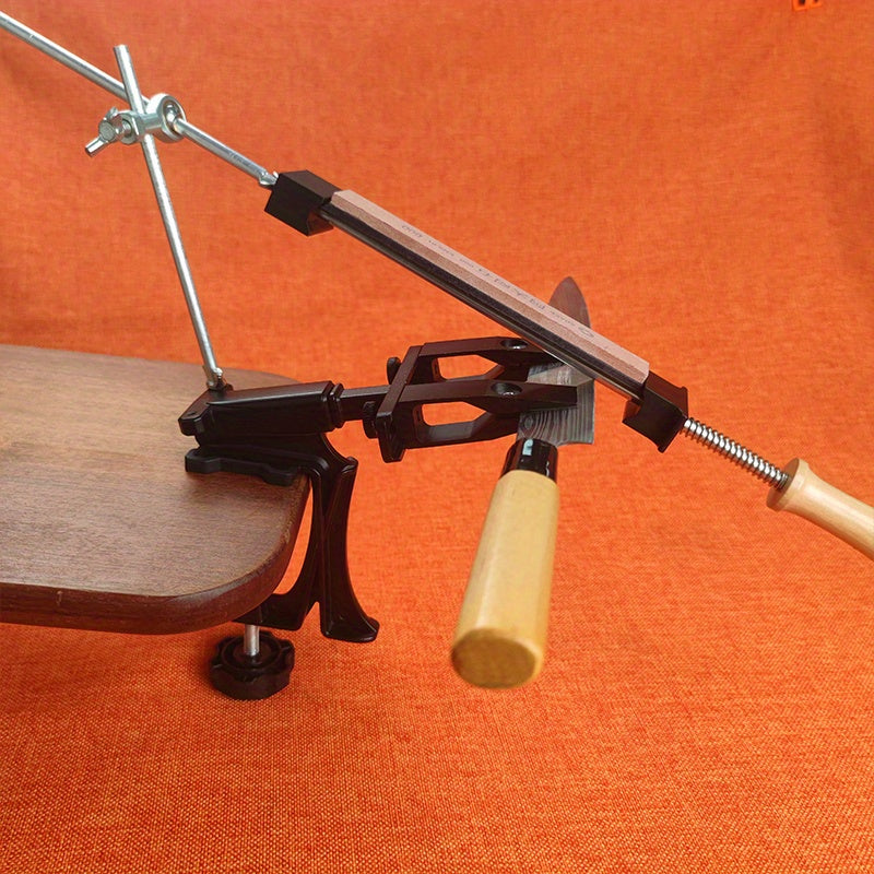 Afilador de cuchillos con ángulo fijo y pulido de diamante para uso profesional en la cocina