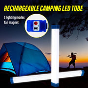 Lihangstar LED Camping Tube: Qayta zaryadlanadigan, Magnit quyruq, 3 ta yoritish rejimi, Geometrik dizayn, Portativ bozor yoritgichi, Osma qopqoq, O'z-o'zidan turadigan, Devorga o'rnatiladigan, 400mAh batareya, Yotoqxona tungi yoritgichi