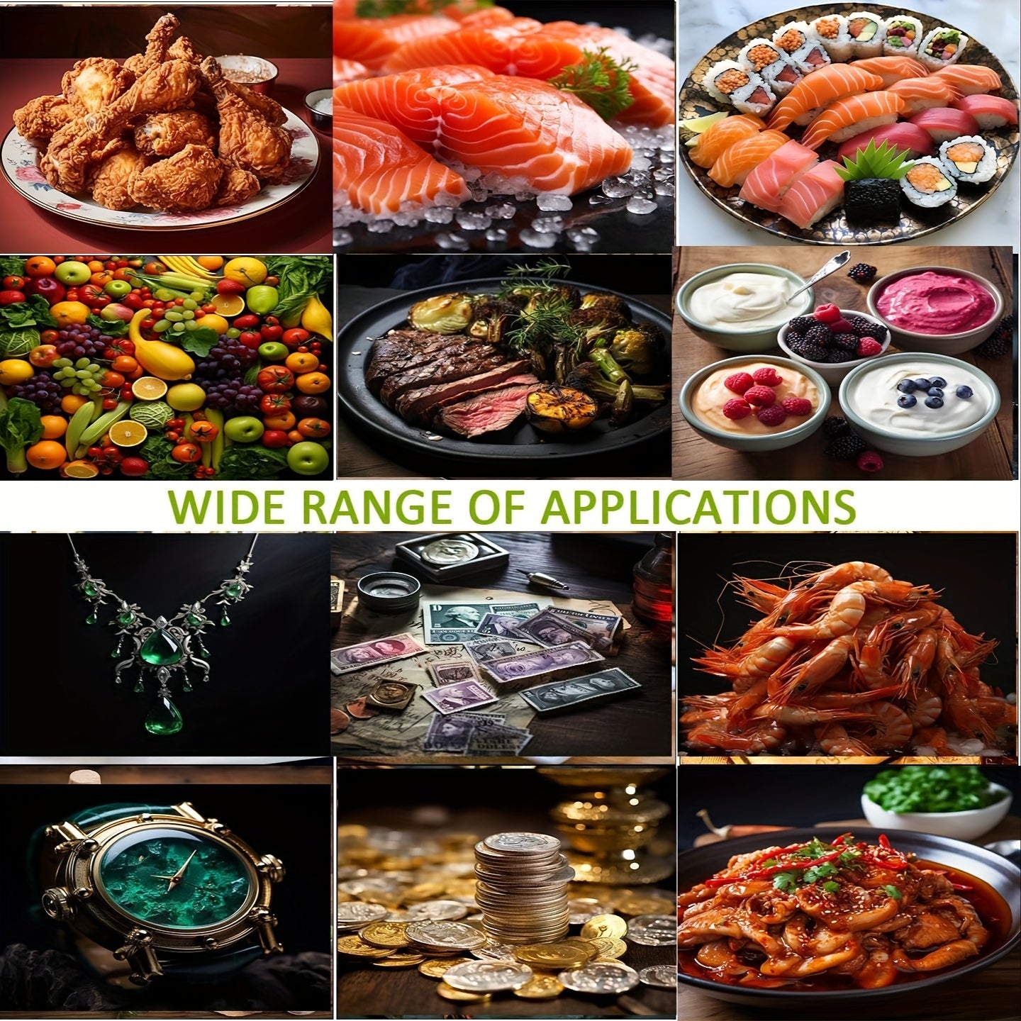 Рулоны вакуумной упаковки без BPA для длительного сохранения свежести в различных размерах, идеально подходят для су вид, хранения в морозильнике и кухонь.