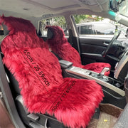 Thickened Plush Car Seat Cushion for Winter Warmth and Comfort