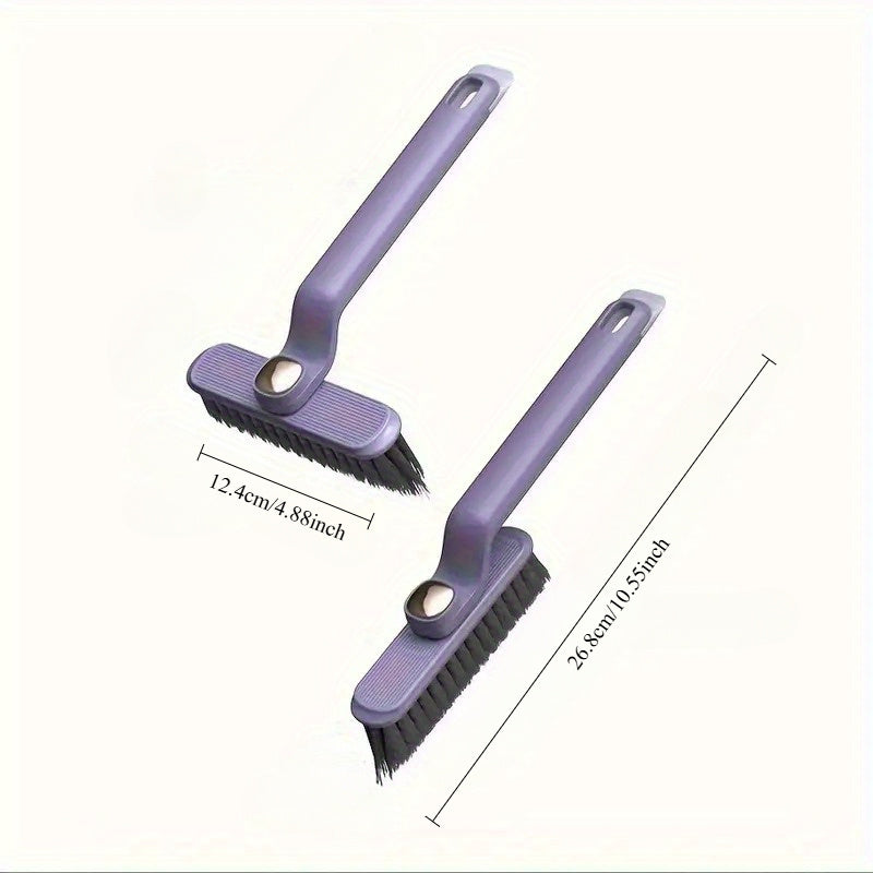 Set of 2 Versatile Cleaning Brushes for Shower, Glass, and Windows