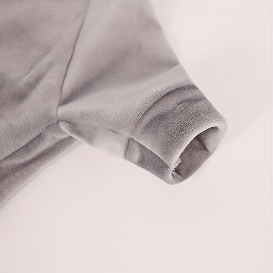 Super Soft Small Dog Jumpsuit All-Season Pullover Polyester Knit