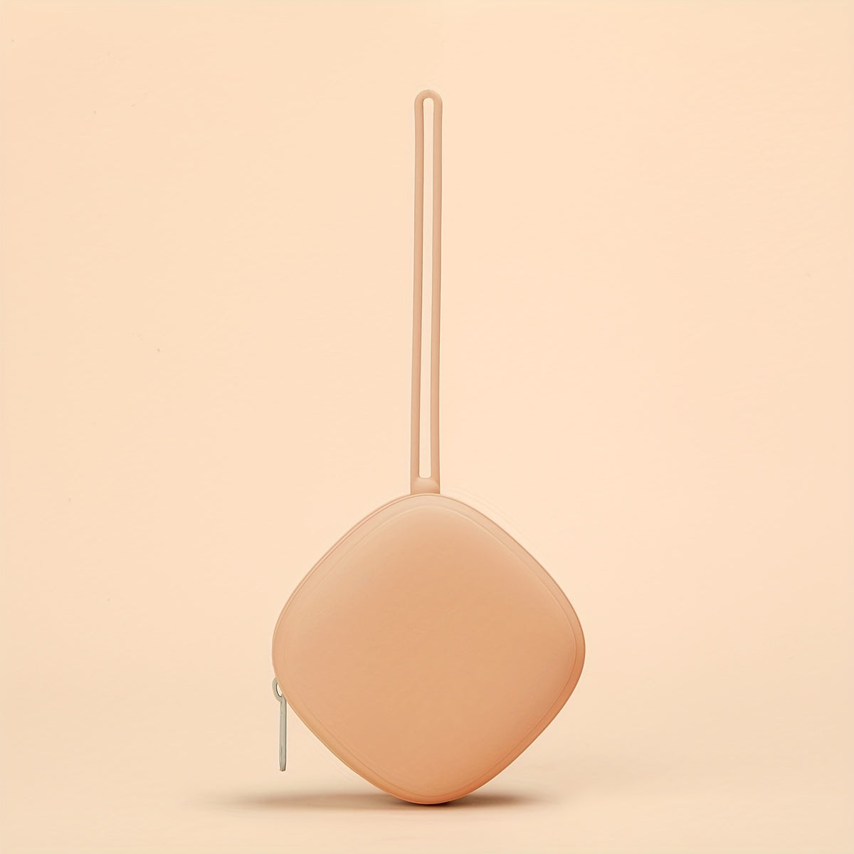 Силиконовый чехол для сосок для младенцев с молнией, ремешком и карманом для соски без BPA. Портативный контейнер для сосок, изготовленный из силикона.